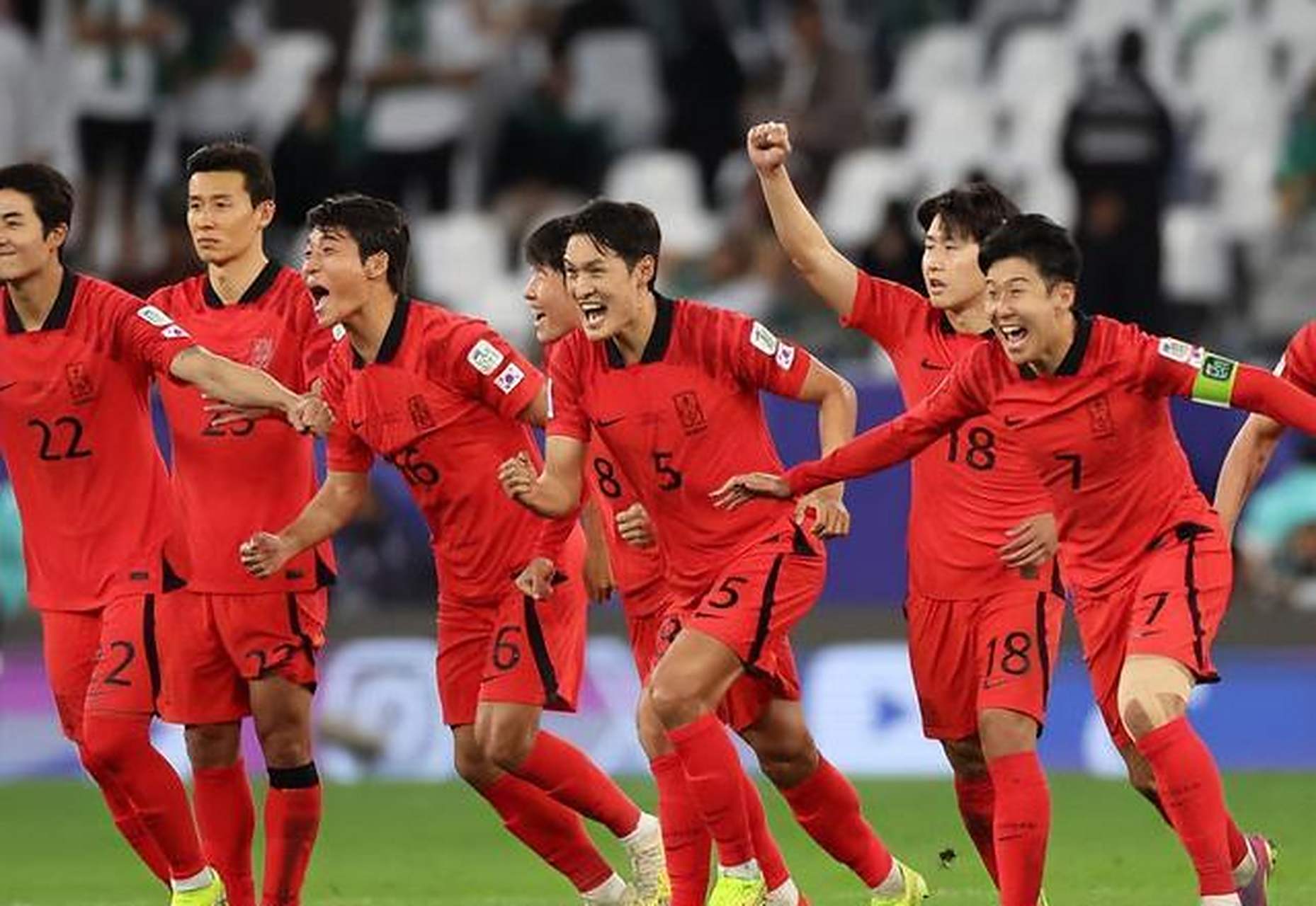 韩国国家队在比赛中大获全胜 韩国国家队在比赛中大获全胜