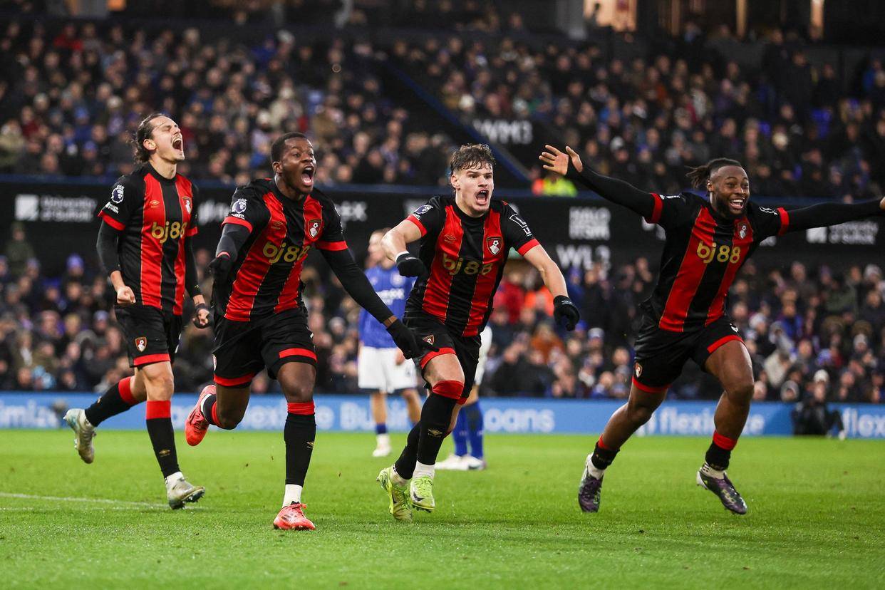 关于伯恩茅斯主场大胜，英超保级形势明朗的信息